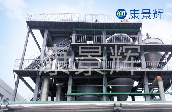 青島康景輝三效蒸發(fā)器有熱堿水、熱水、清水三種清洗功能