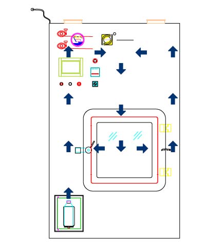 VHP過(guò)氧化氫滅菌傳遞窗工作原理